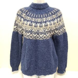 Icewear Iceland Mens Womens Blue Wool Sweater Size XS